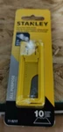Stanley Utility Knife Blade Cutter Replacement 10 Pack Razor Holder 11-921T 1992. Fixed Price $19.99.