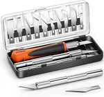 Jetmore Exacto Knife Set, Craft And 13 SK5 Steel Blades, Precis. Fixed Price $6.49.