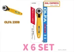 Olfa 235B Perforation Rotary Cutter Ambidextrous 28MM Diameter Round Blade 6. Fixed Price $63.99.