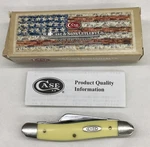 Case Xx 3318 Cv Stockman Yellow Handle Pocket Knife 3-BLADE, #103. Fixed Price $65.00.