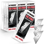 100 Pack Utility Knife Blades SK5 Steel Heavy Duty Box Cutter Refills. Fixed Price $9.99.