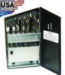 Norseman Pc Dill & Tap Set Spiral Point Nc W Index Made Usa SP-18TD. Fixed Price $124.57.