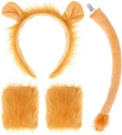 Dxhycc Lion Costume Set Ears Headband, Paw Gloves Tails For.... Fixed Price $16.70.