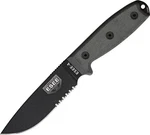 Esee Model Part Serrated Black Fixed Blade Linen Knife + Molle Sheath RC4SMB. Fixed Price $159.95.