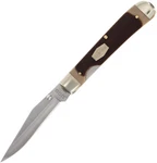 Schrade Timer Trapper Linerlock Sawcut Delrin Folding Pocket Knife. Fixed Price $24.79.