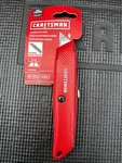 Sears Craftsman Nos Retractable Utility Knife CMHT10381 Red Sexy Razor Blade. Fixed Price $25.00.