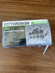Pittsburgh 10PC Knockout Punch Set Drive Bolt Design Tool Kit - Model 60575 S2. Fixed Price $32.95.