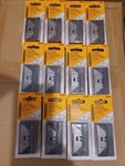 Lot Of 12 Toughbuilt Utility Knife Blades 30 Packs - 360 Total. Fixed Price $45.49.