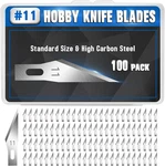 100 Pcs Blades #11 Knife Style For Exacto X-acto Hobby Multi Tool Crafts+box. Fixed Price $15.36.
