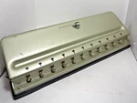 Levenger Circa 11-HOLE Mushroom Disc Notebook Desk Paper Punch Adjustable Slide. Fixed Price $34.95.