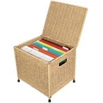 Urforestic Seagrass File Storage Box Organizer Collapsible Letter Size Hang.... Fixed Price $39.46.