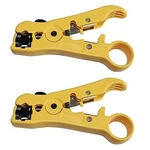 Pack 2PCS Universal Cable Wire Stripper Cutter Stripping Tool For Flat Yellow. Fixed Price $16.40.