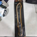 New Gerber Machete Knife - 18" Blade Saw Fine Edge & Sheath B15 R2. Fixed Price $24.99.