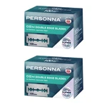 Personna Gem Double Edge Razor Blades Hi- Stainless Japanese Steel 2PK. Fixed Price $39.50.