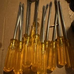 Lot Of 12 Xcelite R5168 5/16" 8" Flat Blades Heavy Duty Usa Made High Military. Fixed Price $79.40.