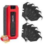 Hautmec Utility Knife Hook Blades 10PK SK2H Steel Safety Dispenser. Fixed Price $20.00.
