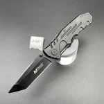 Mtech Usa MT-378 Folding Pocket Knife Stainless Tanto Plain Edge Liner Lock Blk. Fixed Price $8.99.