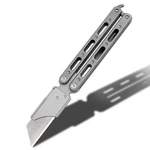 Titanium Utility Knife Box Cutter Mini Pry Bar Edc Pocket Flipper Tgzuo Clip. Fixed Price $74.99.