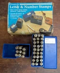 Vtg Chadwick 1/8" 3MM Letter & Number Steel Punch Stamp Set 36PC A-z 0-9. Fixed Price $25.00.