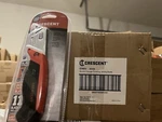 Crescent Folding Utility Knife CTKF2 With 11 Blades. Fixed Price $11.25.