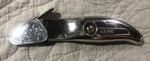 Vintage Chrome Lewis Safety Utility Knife Box Cutter Hand Tool. Fixed Price $14.99.