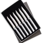 Rada Kitchen Knives Boxed Set, 6 Pc Serrated Blade Steak Knife Cutlery Gift. Fixed Price $89.98.