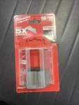 Milwaukee 50-PIECE Utility Knife Blades Silver (48-22-1950). Fixed Price $13.25.