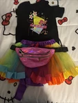 Used Spooktacular 80 Halloween Costume For Kids Girls Size Meduim Good Shape. Fixed Price $9.00.