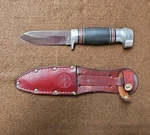 New Remington RH-31 Fixed Blade Hunting Knife W/ Sheath Made Usa. Fixed Price $85.00.