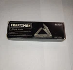 Vintage Craftsman 95235 Pocket Knife Folding Blade Nos. Fixed Price $60.00.