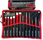 12PC Illinois Industrial Tool Professional Mechanics Punch And Chisel Set #21005. Fixed Price $34.99.
