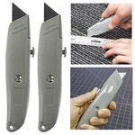 2 Retractable Heavy Duty Utility Knife Box Cutter Multipurpose Razor Sharp Blade. Fixed Price $13.99.