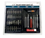 Sona Enterprises 51-PIECE Set: Deluxe Hobby Knife In Plastic Storage Box. Fixed Price $28.99.