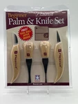 Flexcut Beginner Palm & Knife Set KN600 Wood Handles Precision Steel Blades Usa. Fixed Price $70.00.