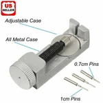 Metal Adjustable Watch Band Strap Bracelet Link Pin Remover Repair Tool Kit SET2. Fixed Price $7.68.