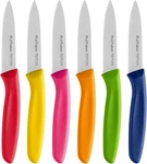 Stainl Steel Paring Knife With Serrated Blade, 6 Pieces Set Vetable. Fixed Price $20.14.