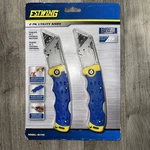 Estwing Folding Lock Back Utility Knife With Disposable Razor Blade 2 Pack 81750. Fixed Price $35.60.