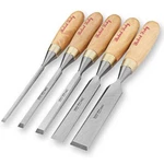 Sorby Boxwood Handled 5 Pc. Gilt Edge Chisel Set. Fixed Price $199.94.