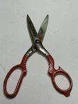 Vintage Orange Handle Wiss 8 Household Shears Scissor Jar Claw Bottle Opener. Fixed Price $9.99.