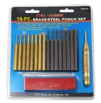 Cal-hawk 18-PIECE Brass And Carbon Steel Pin Punch Set W/ctr. Fixed Price $24.49.