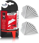 100 Pack Utility Knife Blades, Standard Box Cutter With Innovative Safty. Fixed Price $19.03.