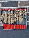 Vintage Complete 13 Piece Craftsman Boxed Set Auger Hand Drill Brace Bits. Fixed Price $58.50.