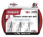 Diablo Impact Step Bit Set 3-PIECE Up To 6X Life Metal & Pvc DSD0875. Fixed Price $74.99.