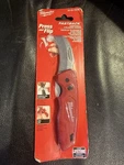 48-22-1525E Milwaukee Fastback Hawkbill Folding Knife Stainless Blade Press Flip. Fixed Price $18.00.