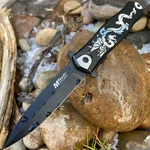 Dragon Black Assisted Opening Linerlock Folding Everyday Carry Pocket Knife Mtec. Fixed Price $24.48.