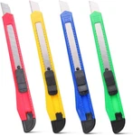 4 Pack Box Cutter Knife, 3-RD Gen Utility Knives, Razor Blade Opener,. Fixed Price $5.89.