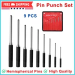 9 Pieces Roll Pin Punch Set Removing Tool For Car, Watch Repair, Jewelry. Fixed Price $9.49.