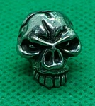 Schmuckatelli Co Emerson Skull Bead Sculpted Pewter With 0.187" Lanyard Hole. Fixed Price $9.99.