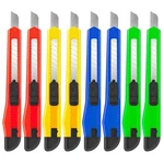 10X Razor Blade Utility Knife Box Cutter Sharp Snap Precise Exacto Plastic Case. Fixed Price $7.00.