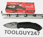 Snap On Tools SEK45BLK Compact Folding Tnt Lockback Knife Black Model New. Fixed Price $38.95.